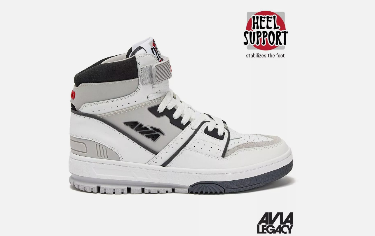 Avia 880 Men’s Basketball Shoes, High Top Retro Sneakers for Indoor or Outdoor