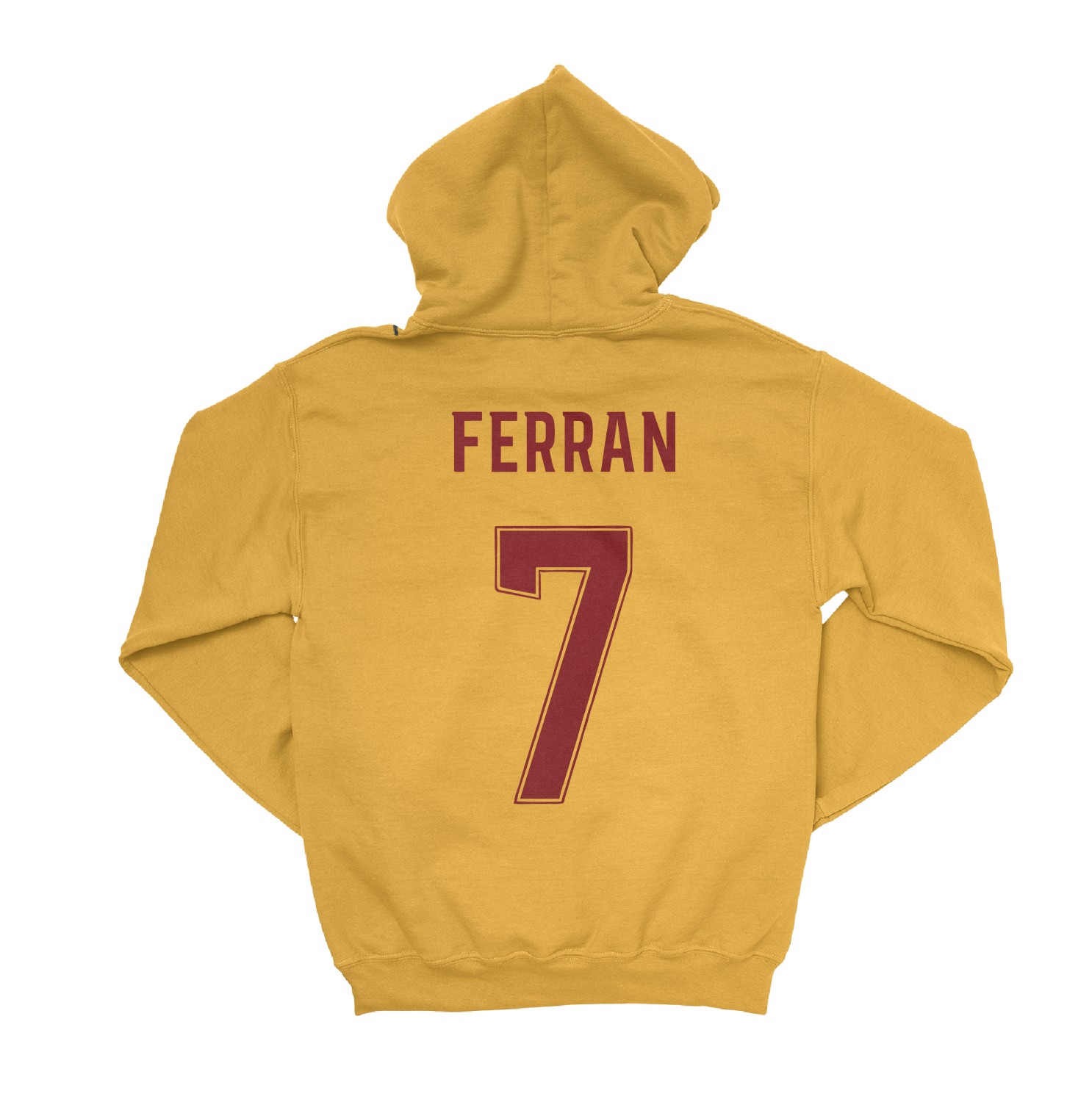 Spain Soccer Pride Ferran 7 Two-Sided Tribute Unisex Hooded Sweatshirt
