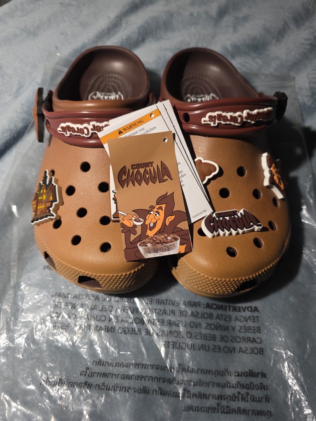 Crocs W8 M6 Count Chocula Classic Clog – Mocha General Mills Cereal Brown 80s