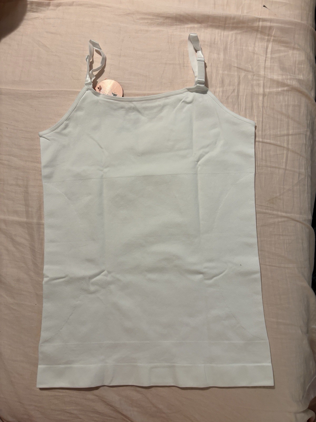 Shapermint NWT White Essentials Scoop Neck Cami, Size XL