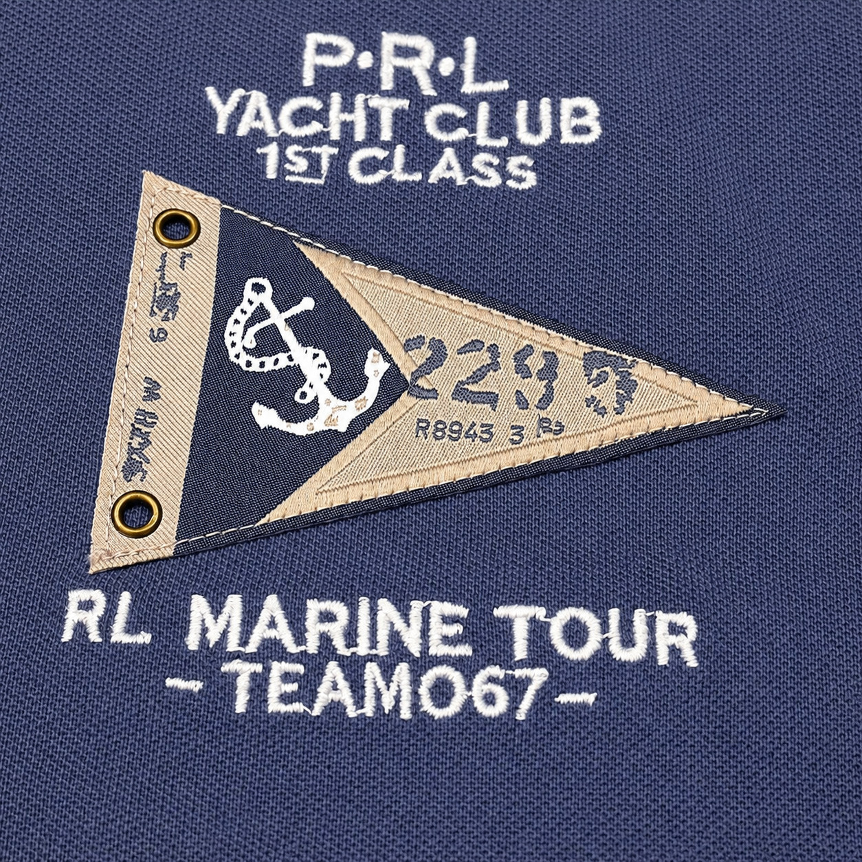 Polo Ralph Lauren Men’s Custom Fit Polo Shirt Size S Navy Blue Yacht Club