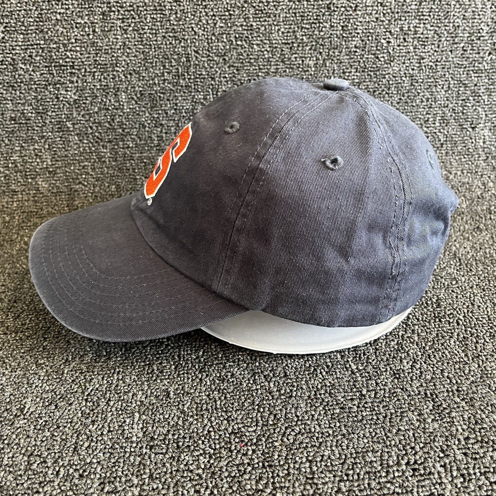 Richardson Syracuse Orange Baseball Cap Strapback Hat Charcoal Grey Adjustable N