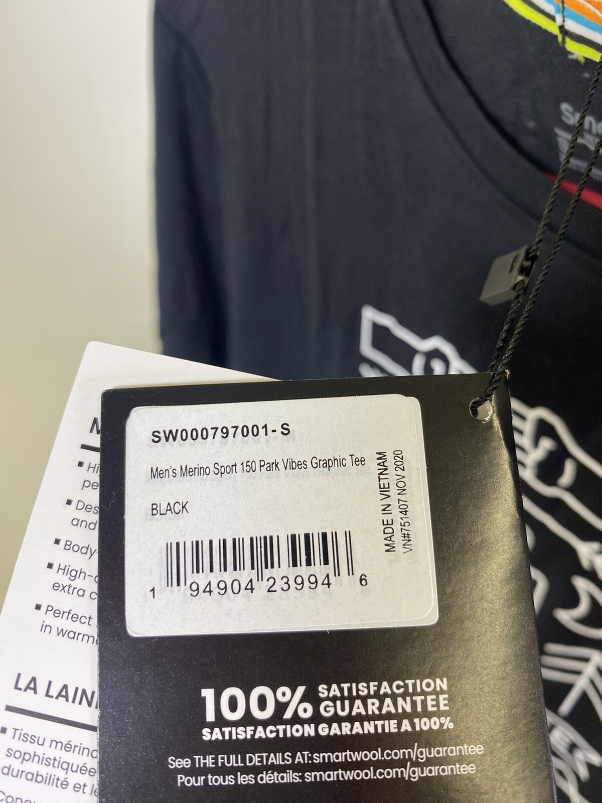 Smartwool Sport 150 Short Sleeve Men’s Graphic T Sizes – S, M, L, XL, XXL – NEW
