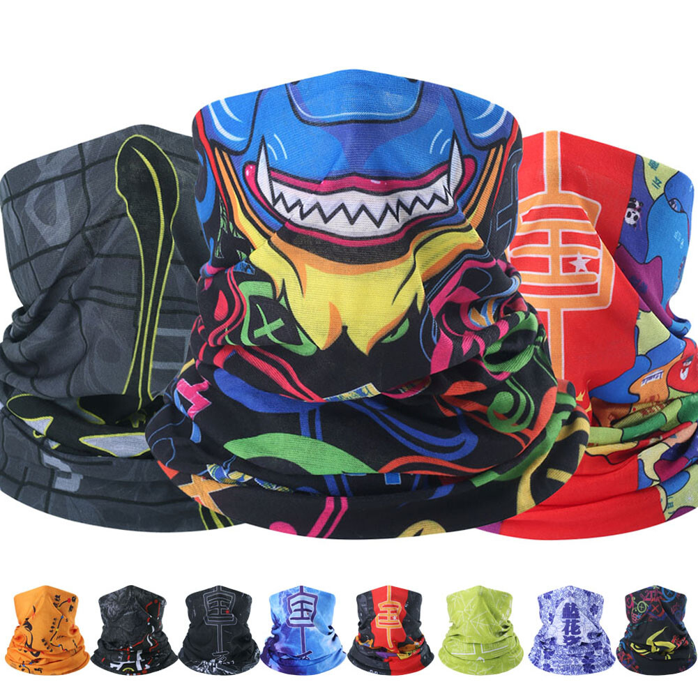 UV Protection Cooling Neck Gaiter Face Mask Cover Scarf for Men Women Bandana