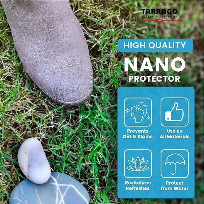 Tarrago Nano Shoe Protector Spray for Leather Suede Nubuck Textile Waterproofer