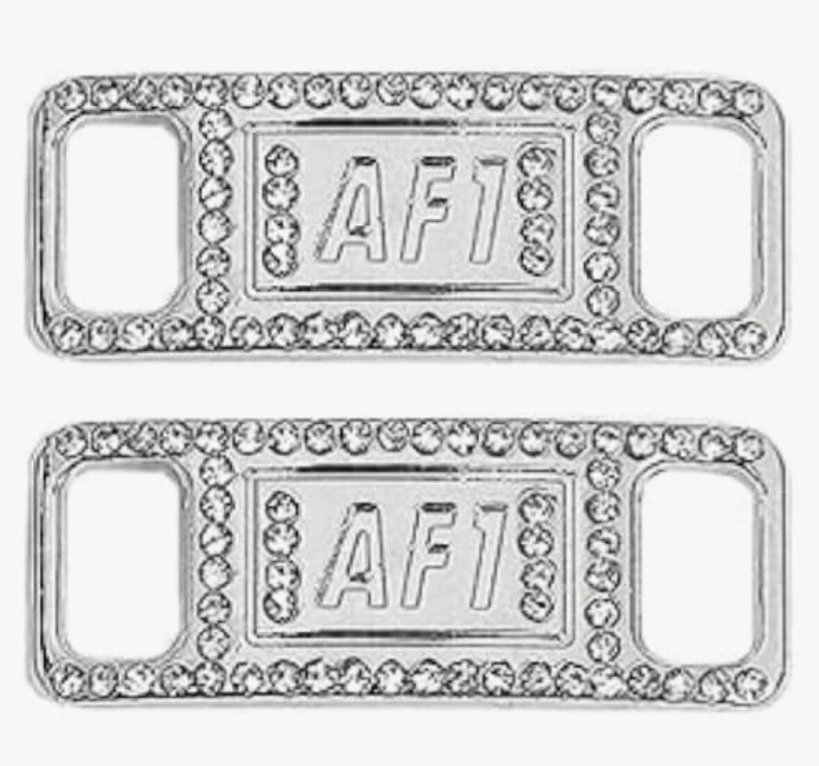 Nike AF1 Replacement Lace Tags Lace Locks Shoe badge Air Force Ones Dubraes ⚡️