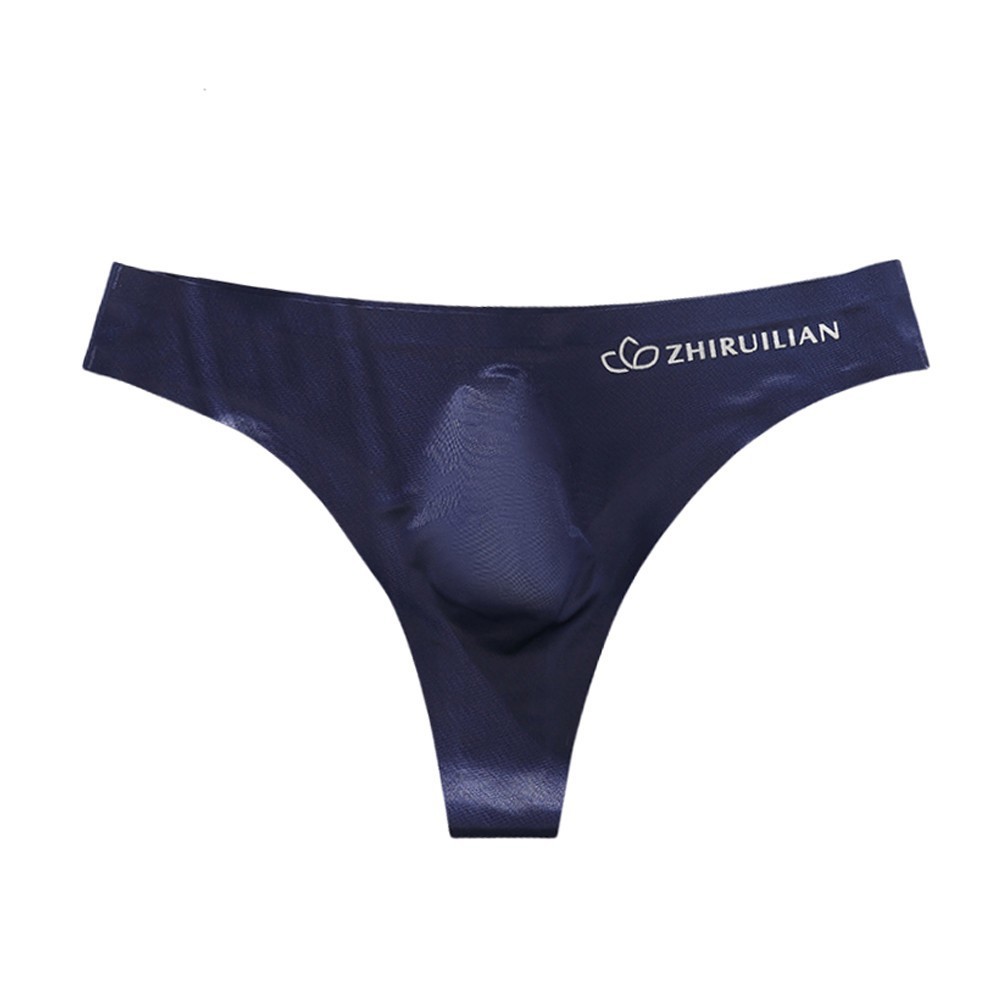 Men Sexy Seamless Briefs Thong Underwear Low Waist Comfortable Thin Underpant US