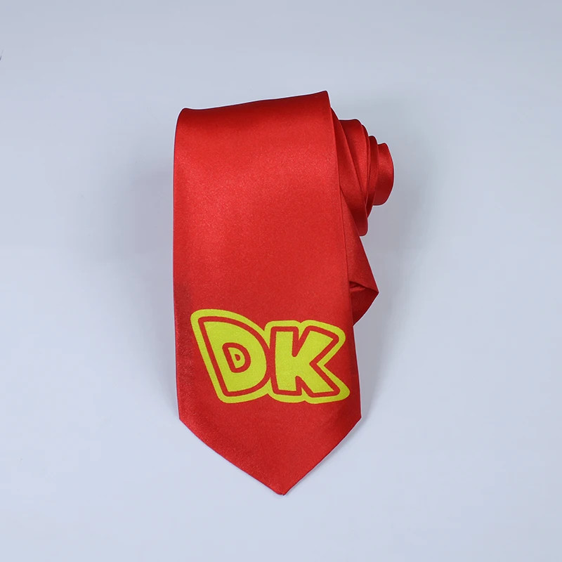 Cos Donkey Neck tie Kong Cosplay Neckband Costume Accessories Movie Peach Red