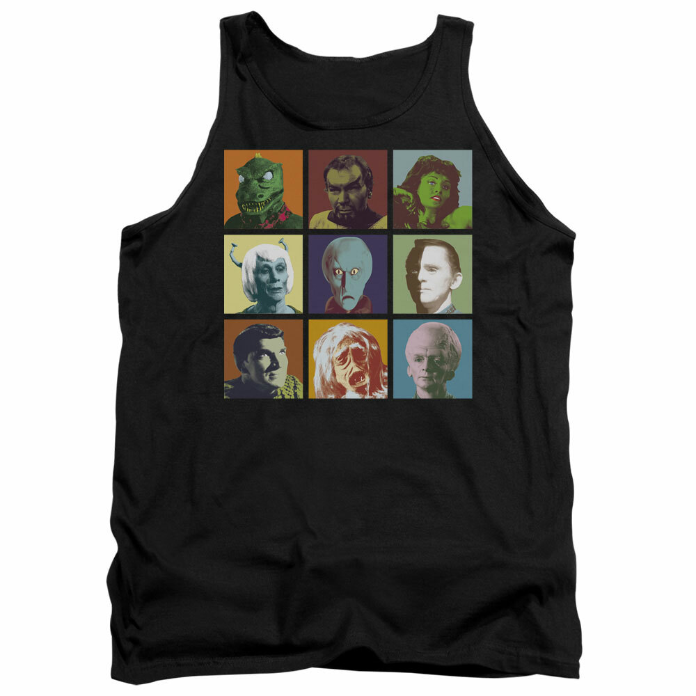 Star Trek Alien Squares Licensed Adult T-Shirt