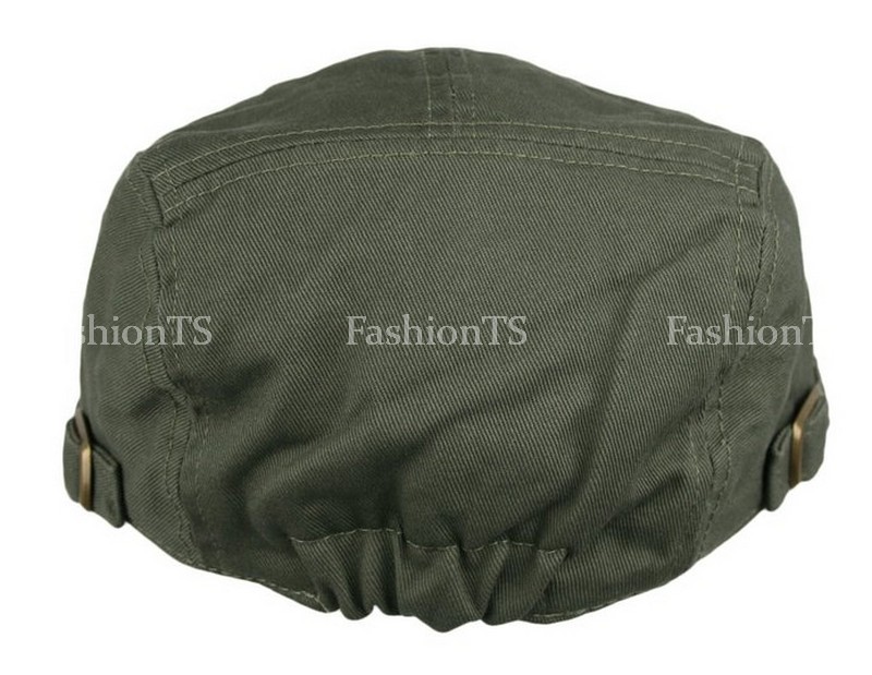 Classic Plain 100% Cotton Gatsby Cap Newsboy Ivy Hat Summer Golf Hat Cabbie 002