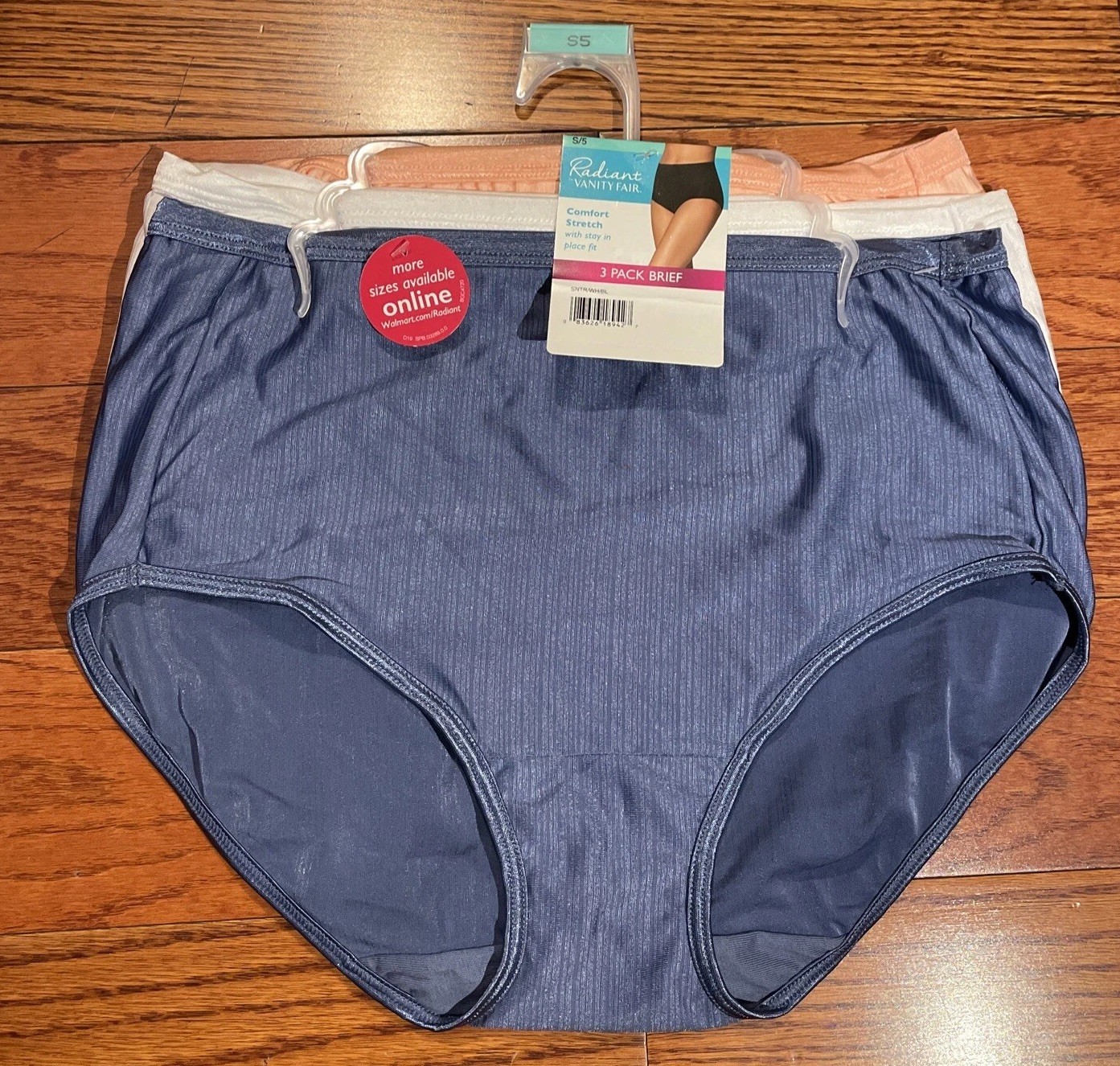 Womens Brief Panty Radiant Vanity Fair 3 Pair Comfort Stretch Panties Small 5