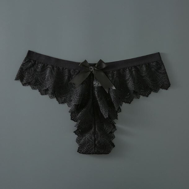 Plus Size Sexy Womens Seamless Lace Panties Briefs T back G string Thong 3-Packs