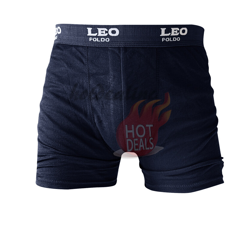 Men’s 6 Pack Boxer Briefs 100% Cotton Comfort Stretch Waistband Underwear S-XL