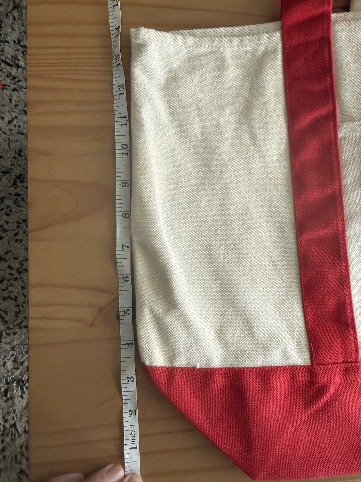 Costco Wholesale Exclusive 2 Pack Canvas Tote Bag Large Red Mini Navy IN HAND