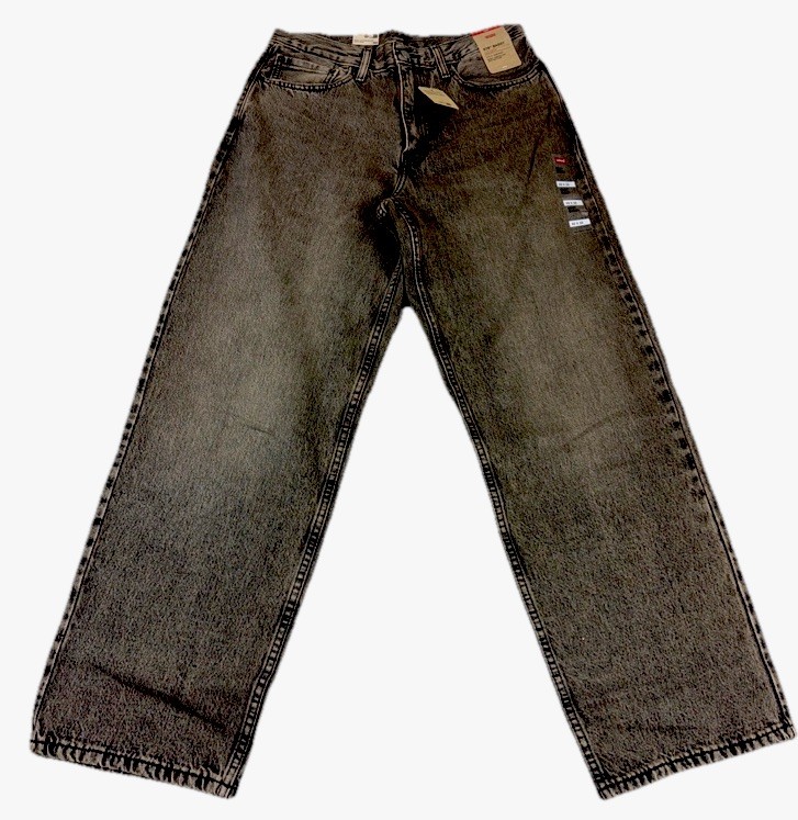 Levi’s 578 Mens Baggy Tapered Black Gray Denim Jeans All Sizes A4750-0029 Nwt