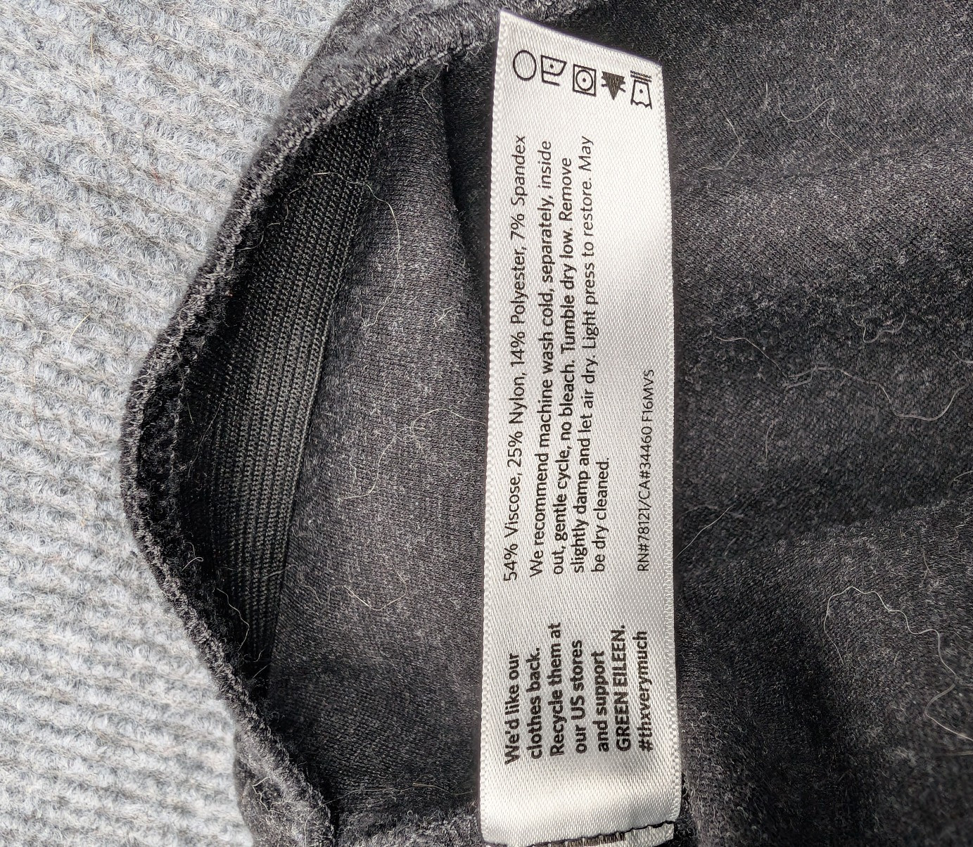 Eileen Fisher Pants Women Small Pull On Gray Quiet Luxury Capsule Minimal Career