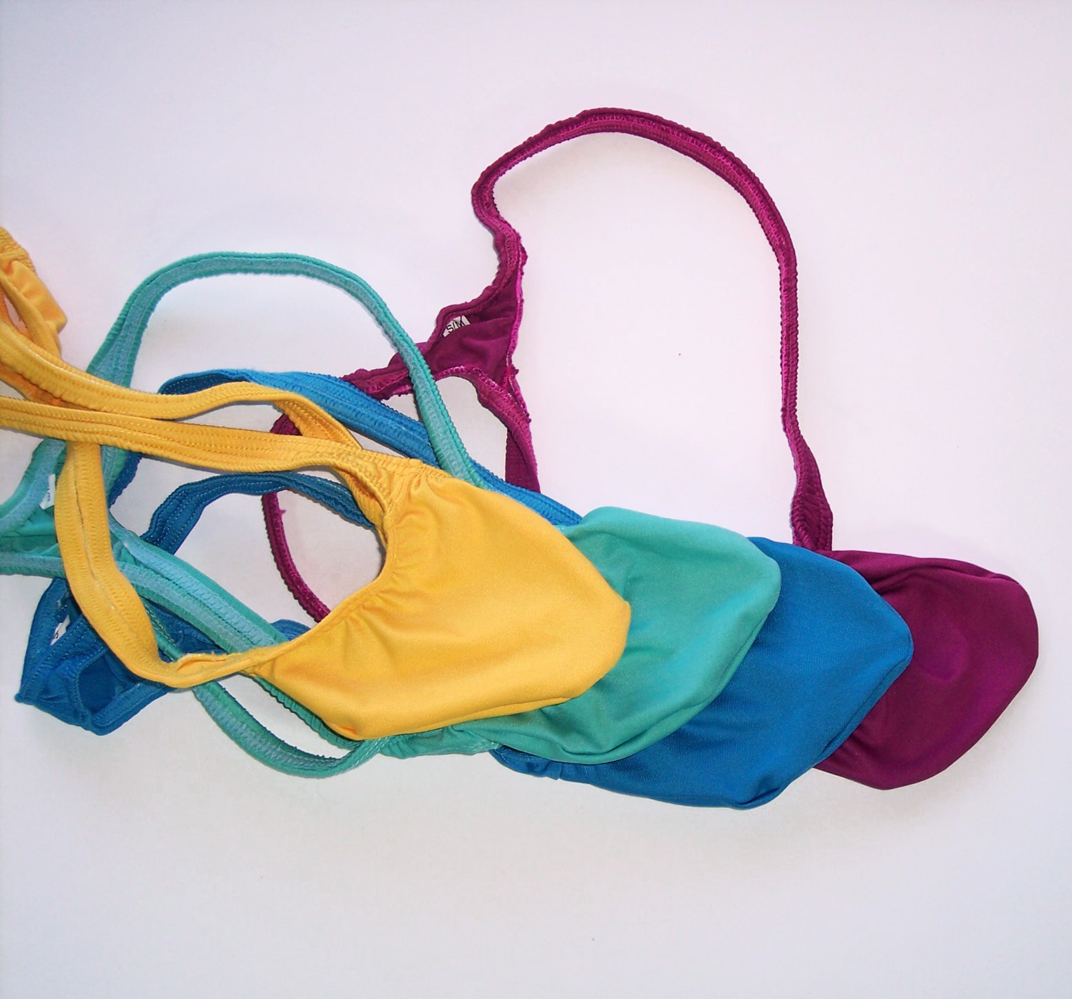 K403 B Mens Underwear Bulge String Thong Pouch Grape Smugglers soft Jersey