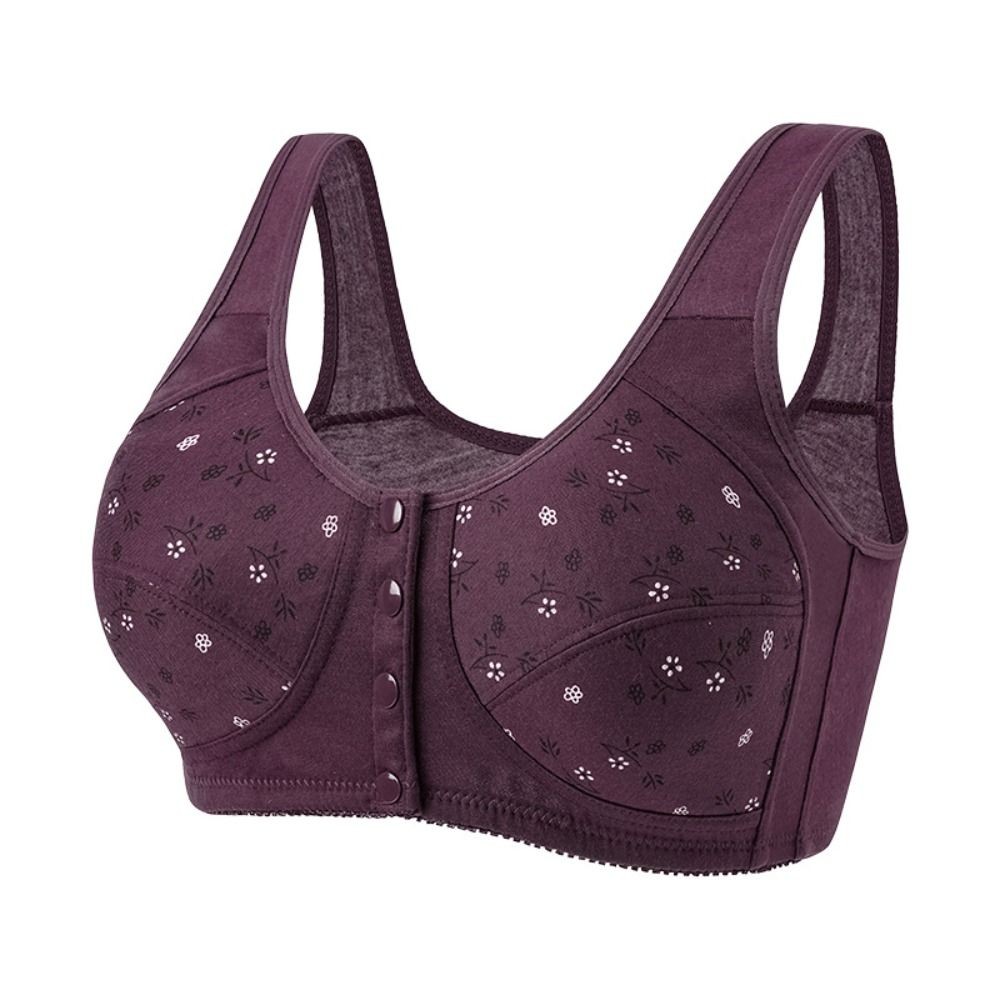 Daisy Bras for Older Women Daisy Bra For Seniors, Front Close Button Cotton Bras