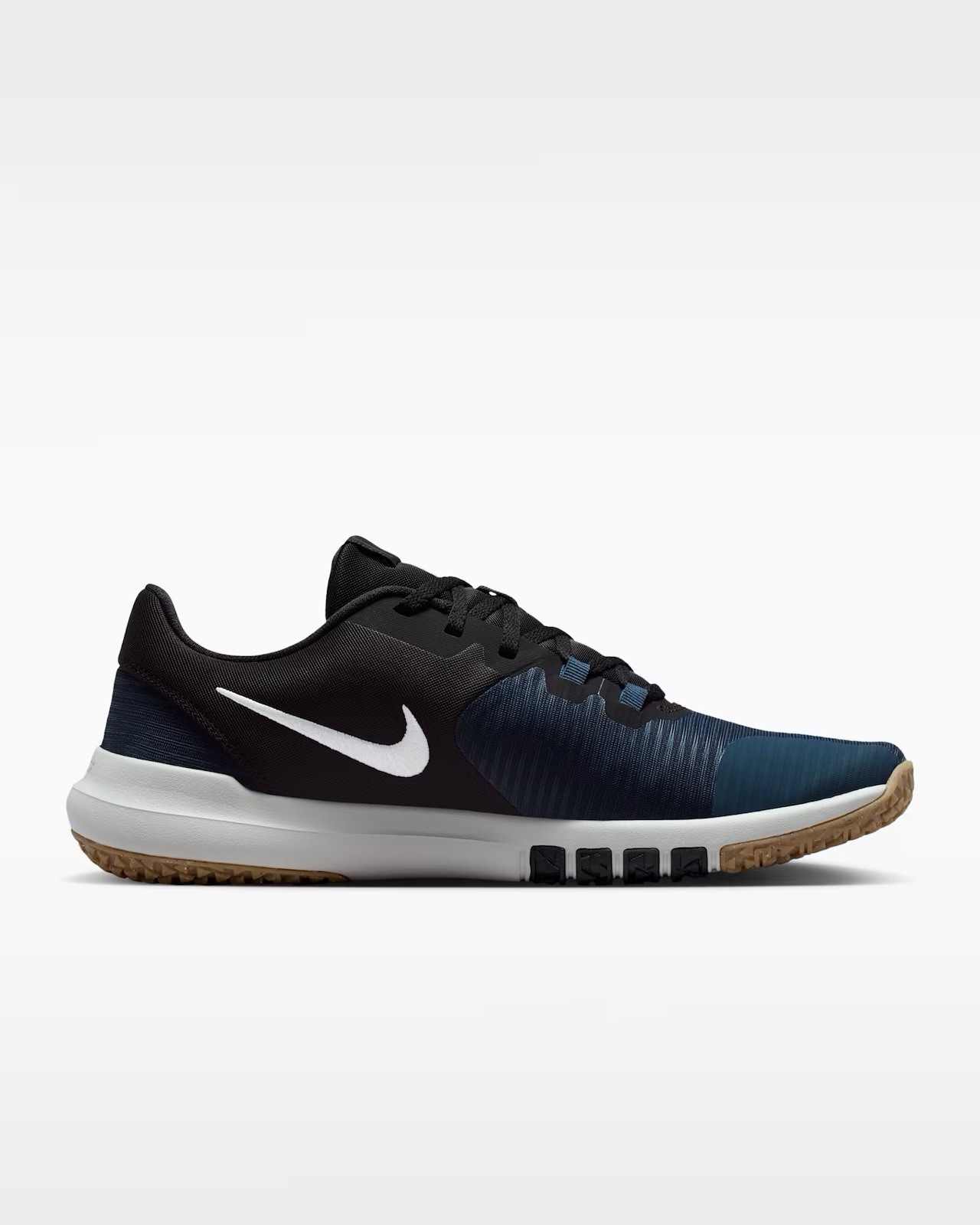 Nike Flex Control TR4 White Black Dark Blue Running Sneaker CD0197-009 Mens Size