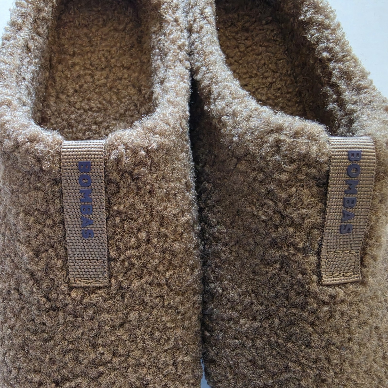 Bombas – Sunday Slipper – Fleece/Sherpa – Slip-On – Size 8 – Mushroom