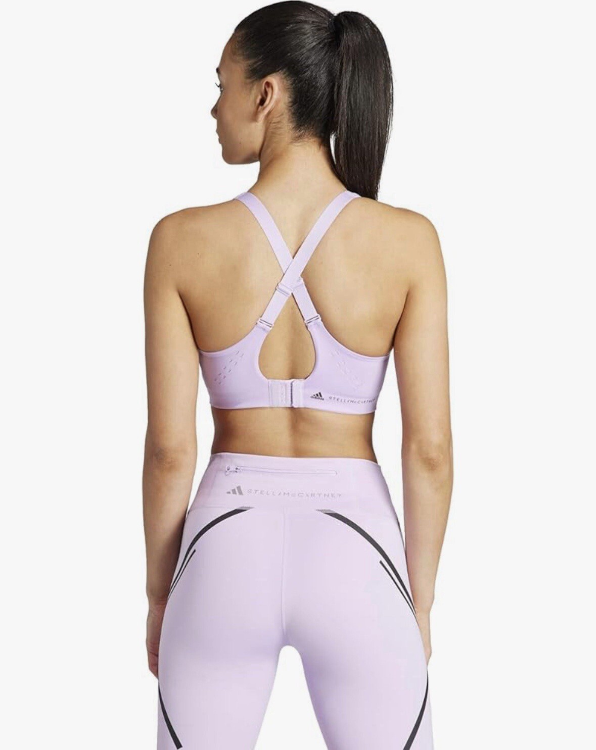 Adidas by Stella McCartney Truepace High Support Sports Bra Purple Glow XL-A/C