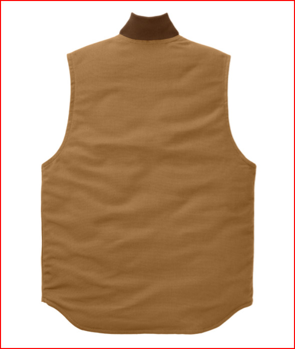 New CT106676 Carhartt® Duck Vest in Package Brown XXL