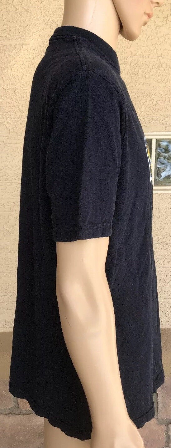 Vintage 90s Lucky Brand Jeans T Shirt Knit Wear Fine Quality USA Made Medium