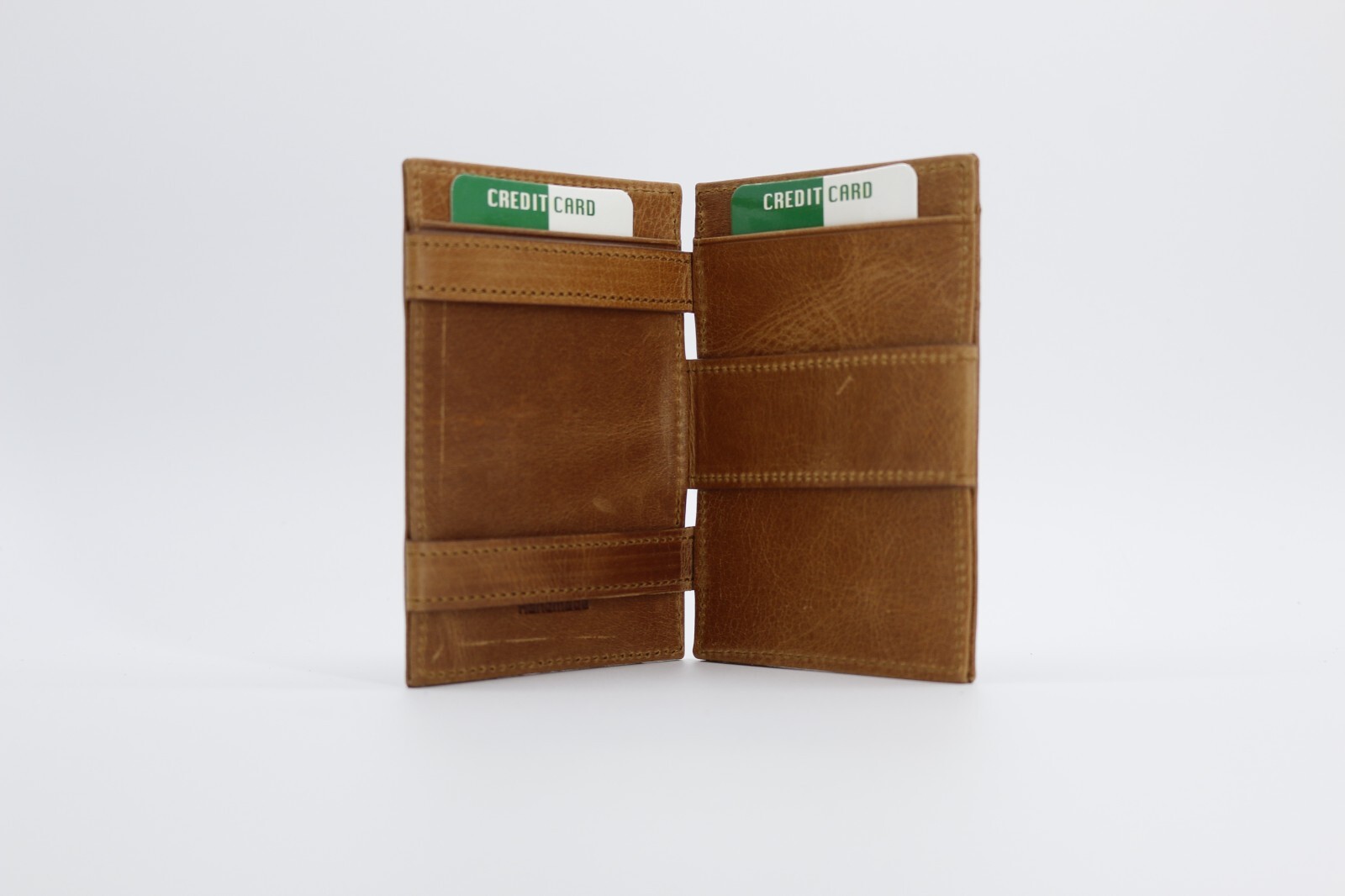 Handmade Leather Magic Slim Wallet – Minimalist RFID Front Pocket Wallet