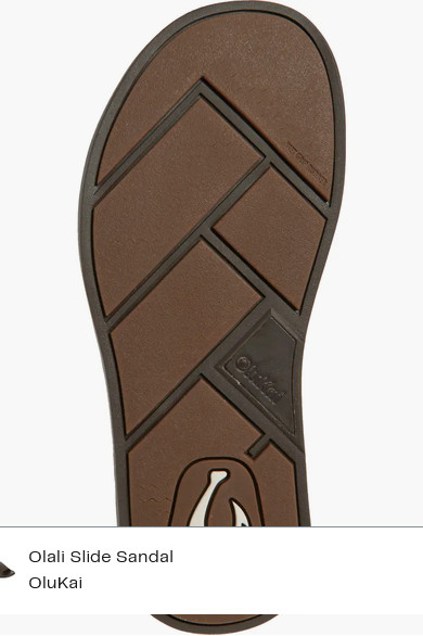 Olukai Men’s Olali Slide Sandals Dark Java Size 9