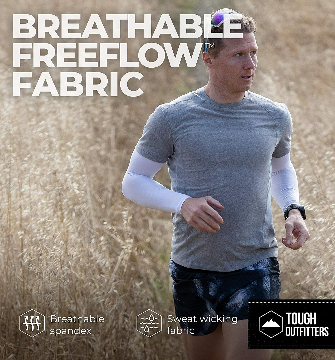 1/3Pack Cooling Arm Sleeves Cover UV Sun Protection Sports Outdoor for Men Women