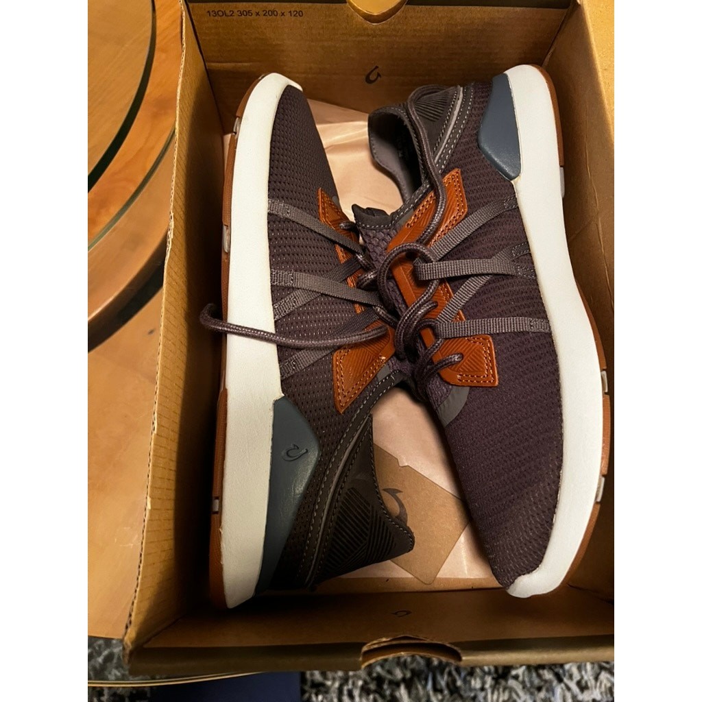 OluKai Men’s Mio Li Shoes Pavement / Vintage Indigo 9.5