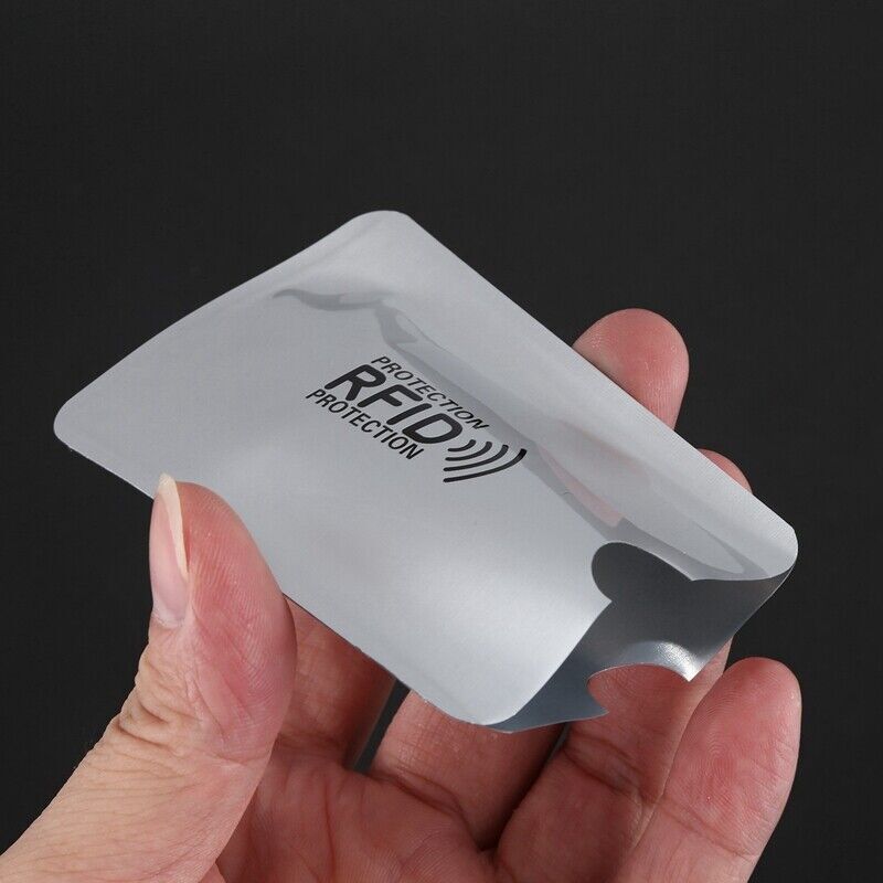 10RFID Blocking Sleeve Credit Card Protector Anti Theft Safety Shield Case Cover