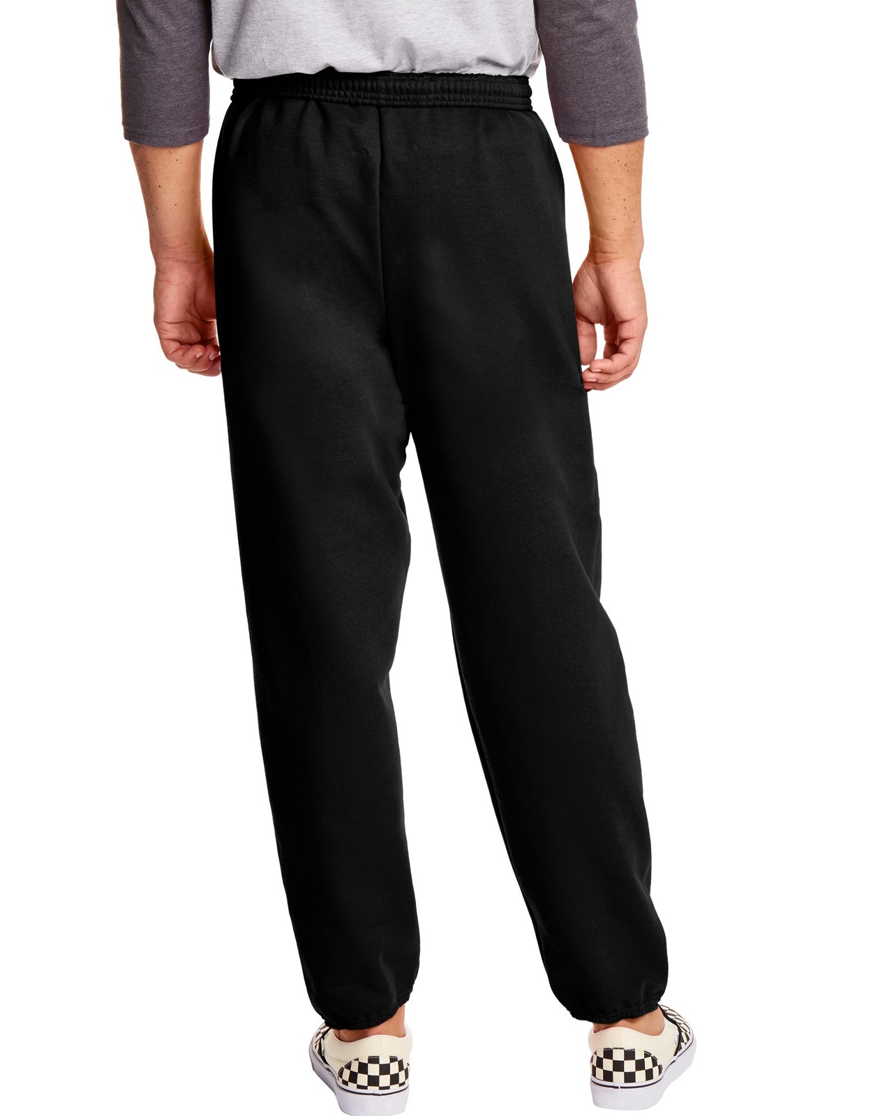 Hanes Sweatpants Fleece 2-pack Men’s EcoSmart Drawcord Cotton Blend 32 inseam