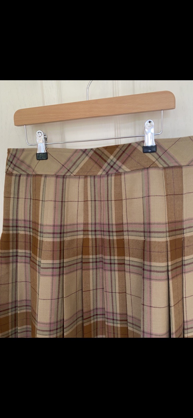Really Wild Ladies Kilt Skirt With Buckles Wool Tweed worn once