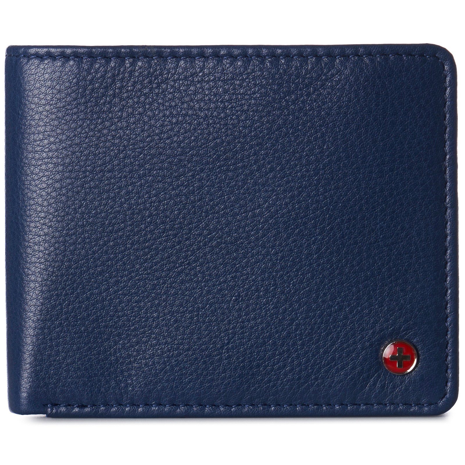 Alpine Swiss Wallet for Men Nolan Commuter Bifold Dual ID Windows for License