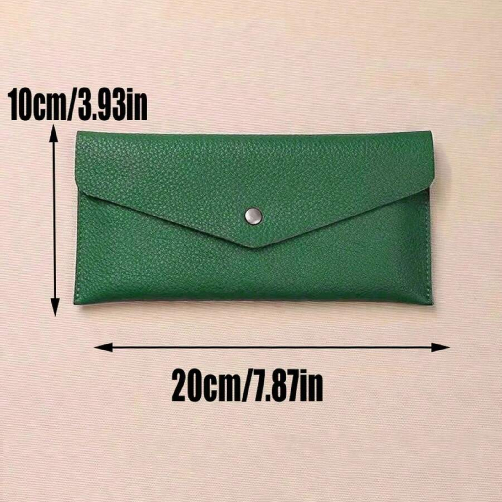 Cash Envelope Wallet PU Leather Pouch Money Organizer Storage Bag Women Moneybag