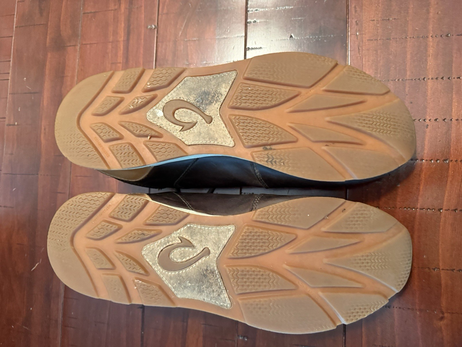 Olukai Huaka’i Li Leather Shoes Sneakers Brown Casual Men’s Size 11 US / 44 EU
