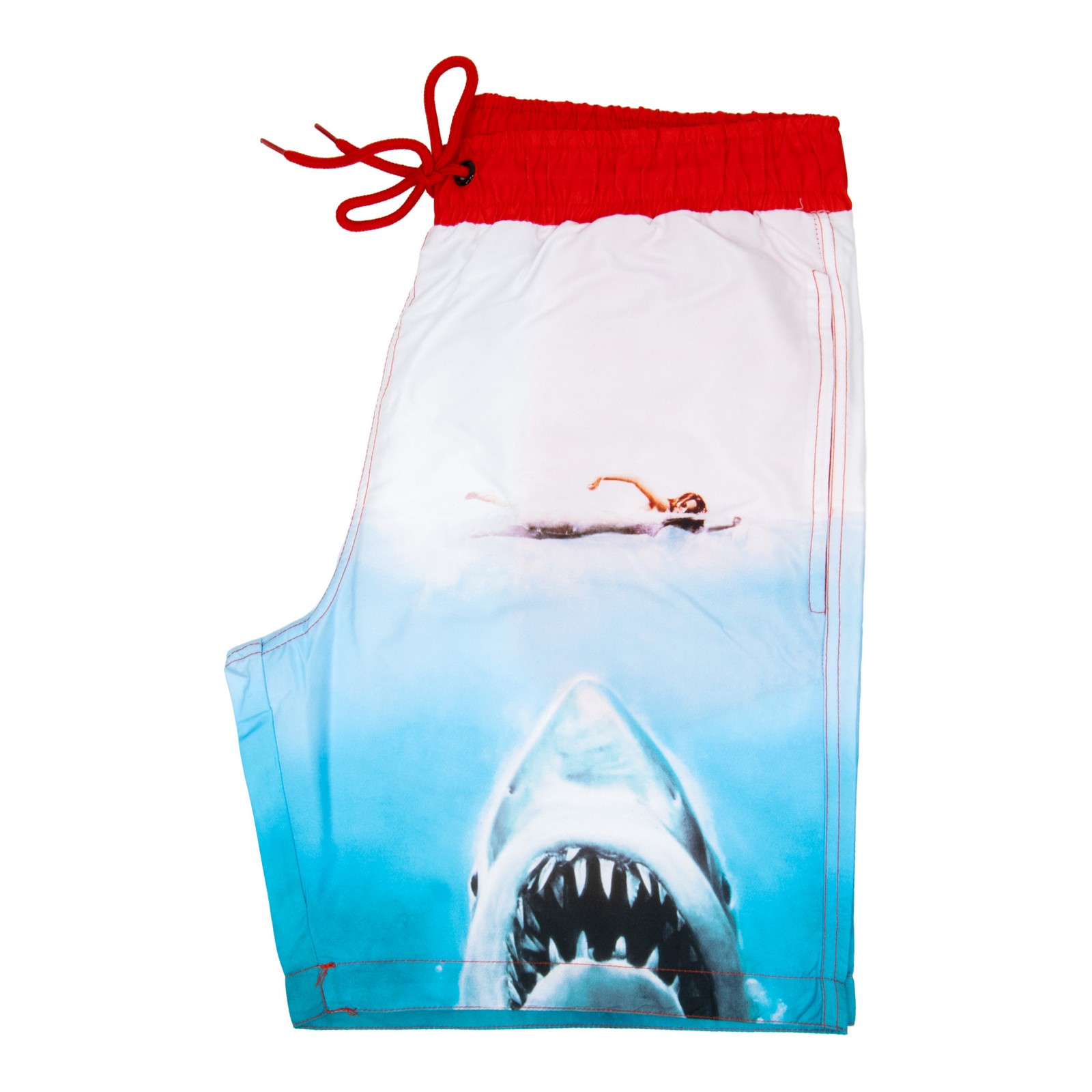 Jaws Swimmer Movie Poster Board Shorts Multi-Color