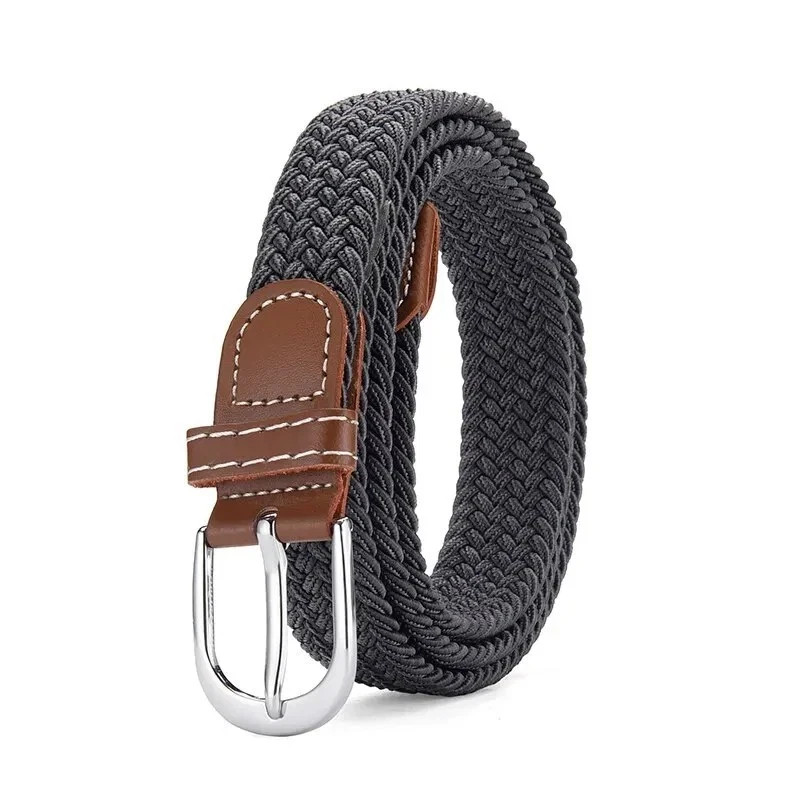 Elastic Fabric Braided Belt,Enduring Stretch Woven Belt for Unisex Men/Women/Jun