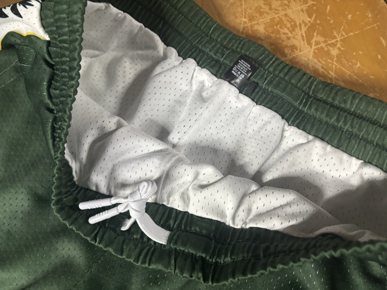 NWT $50 new BASEBALL LIFESTYLE 101 Forest Shorts Green Athletic Mens L Large 34