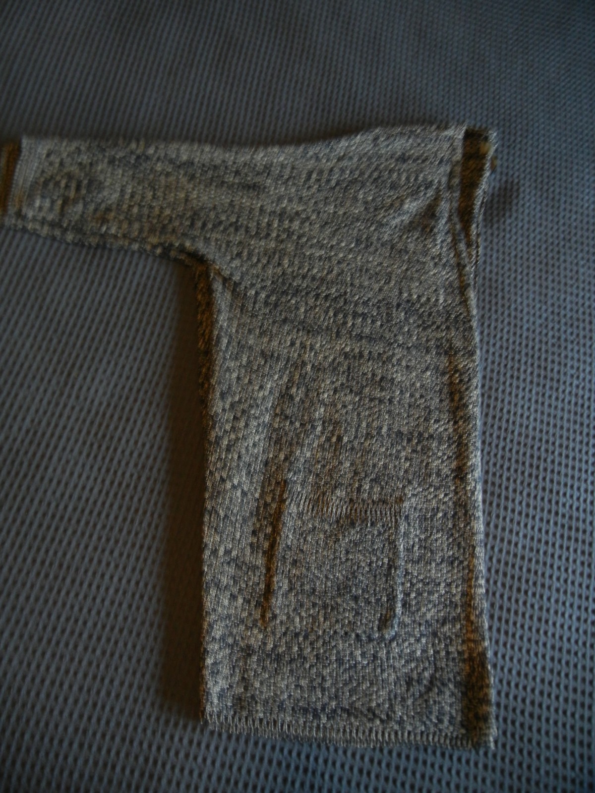 Natural Reflections Blue Heathered Polyester Blend Open Front Cardigan – Sz MED