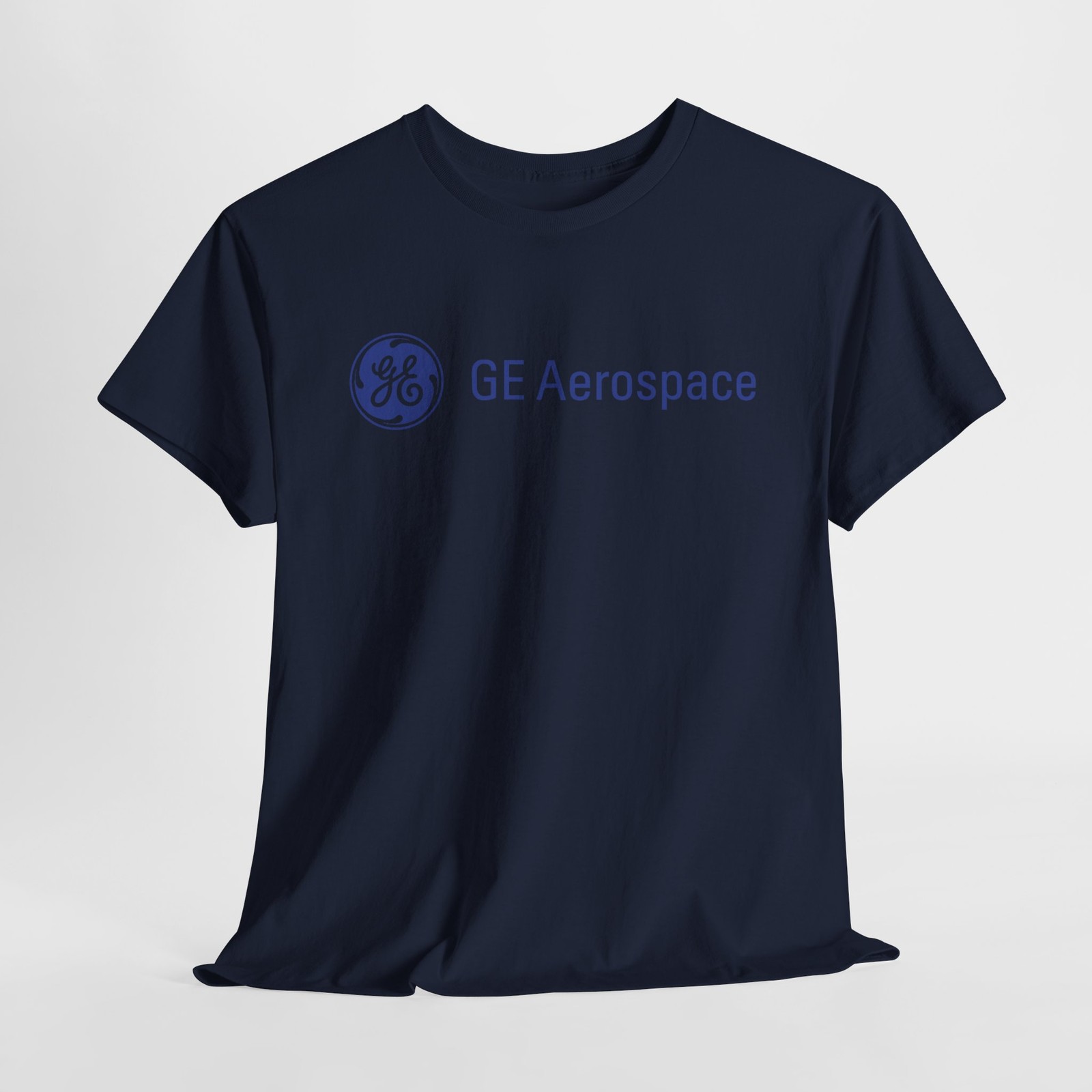 Funny GE Aerospace 1980s Logo American T Shirt USA size S -5XL