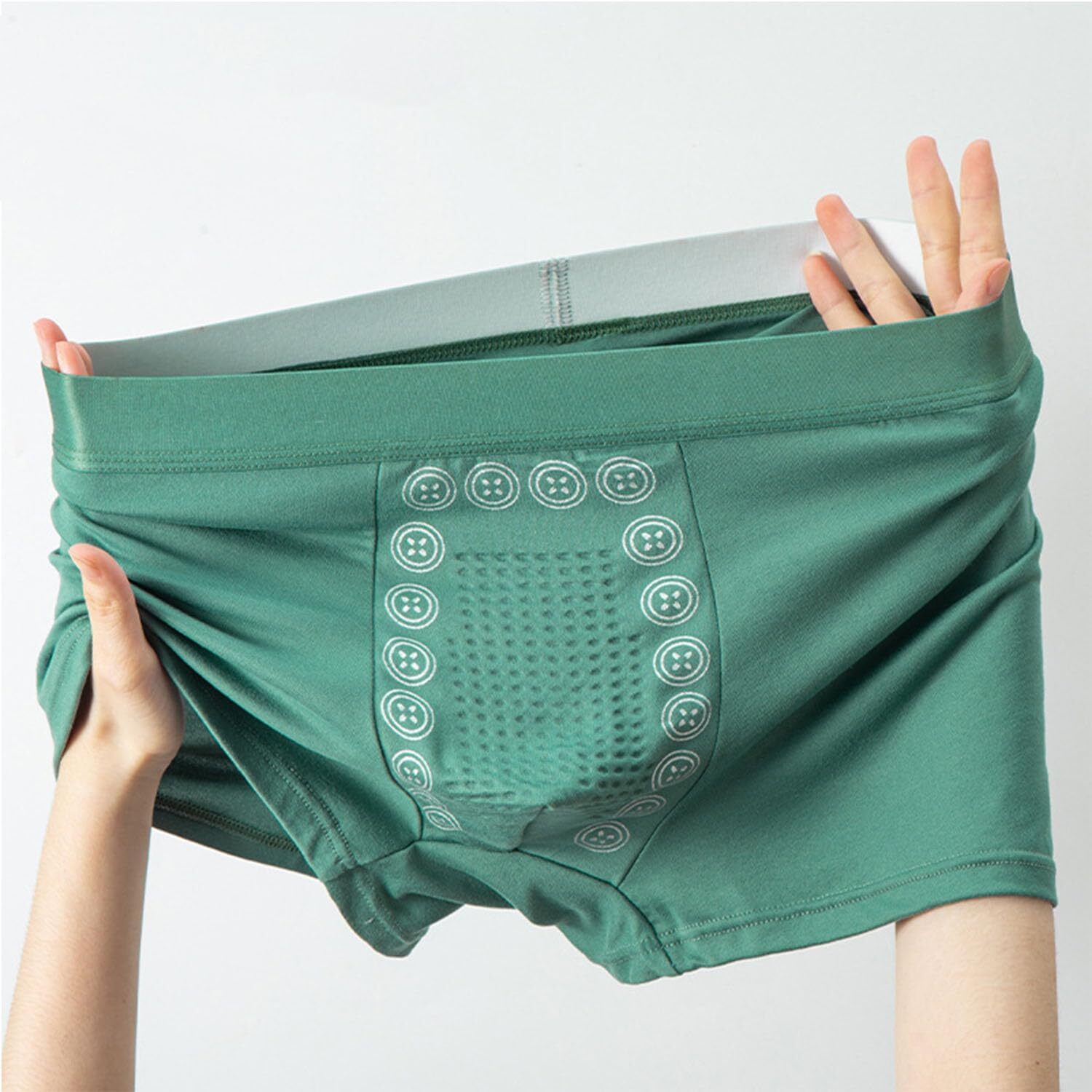 5/6 Pack Men Boxer Briefs Pouch Ice Silk Anti Chafing Underwear Shorts Trunks
