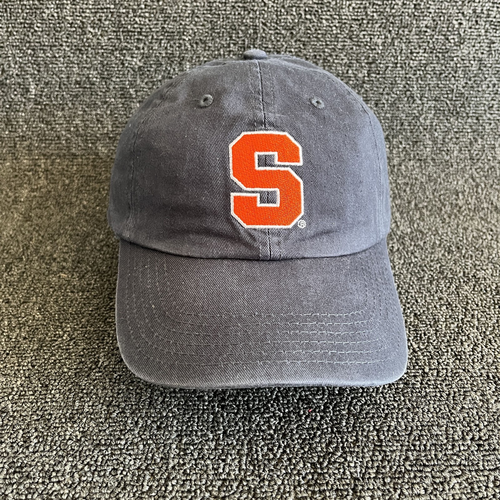 Richardson Syracuse Orange Baseball Cap Strapback Hat Charcoal Grey Adjustable N