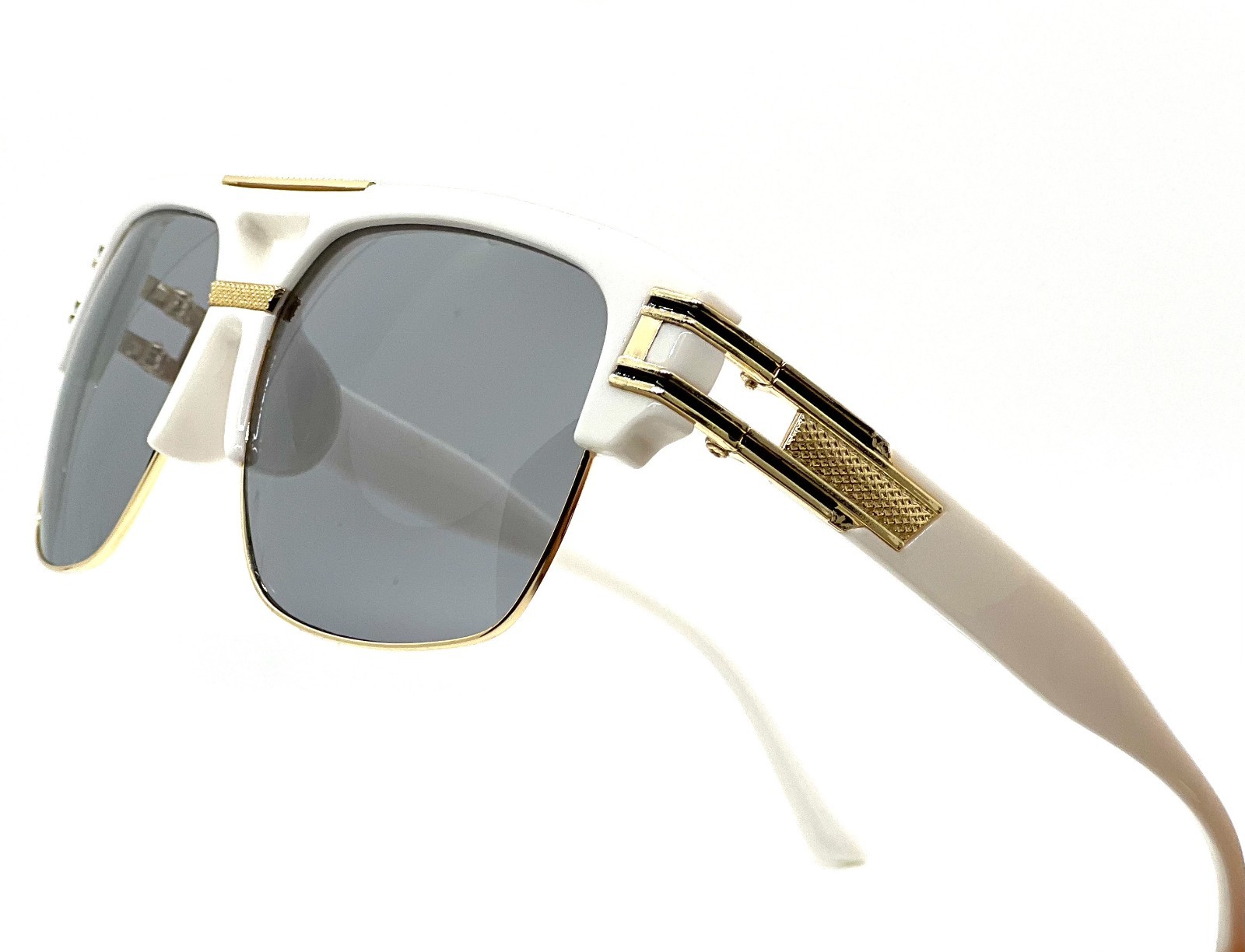 Designer Men Sunglasses Fashion Square Gold Hip Hop Model new Style 2023 Shades