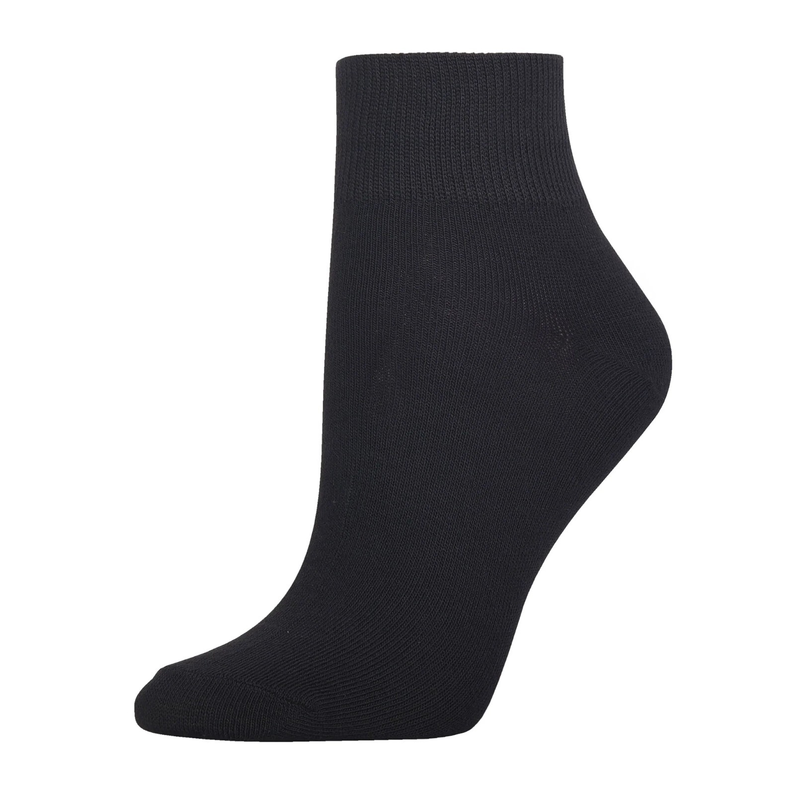 Black Quarter Dress Socks for Men Women Sport Plain Size 6-8 9-11 10-13 Pack