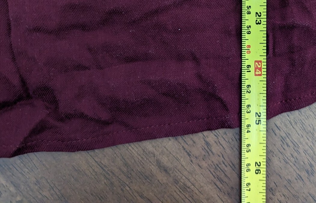 Womens A New Day Maroon Boxy Casual Top Sz L Boho Summer Casual