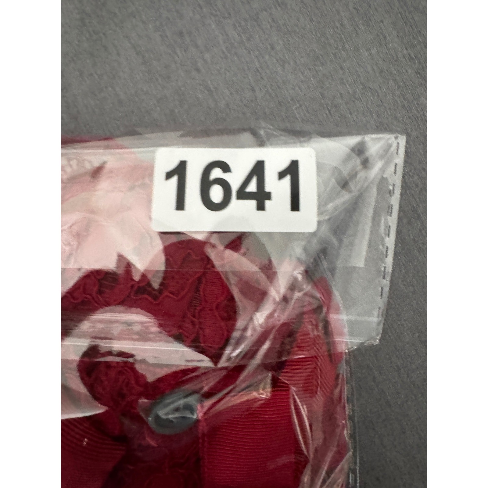 J.Crew Shirt Lace Bow Womens 0 Red High Neck Victorian Romantic Elegant Coquette