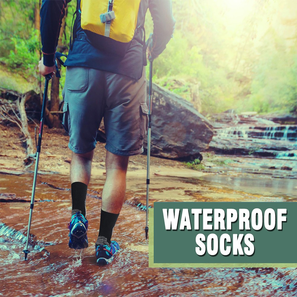 Waterproof Socks Breathable For Hiking Wading Trail Winter Skiing Outdoor Sports