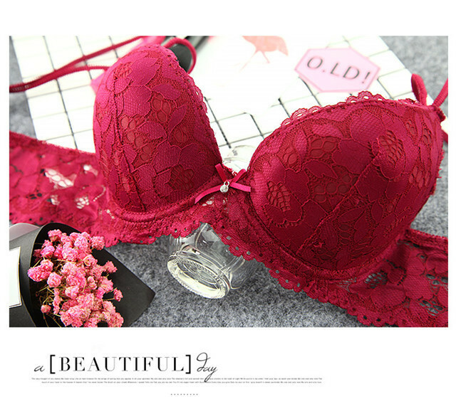 Thick Bra Lot Cup Classical Push Up Bra&Panty All Colors 32 34-38 ABC Lingerie